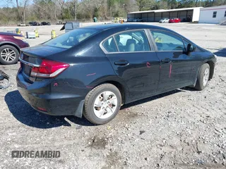 2015 Honda Civic Sedan LX with VIN 19XFB2E57FE061088, listed as a IAAI auction lot 41815595 with 157,248 mi miles. Bid and sale history available at carsss.com. Image 4.