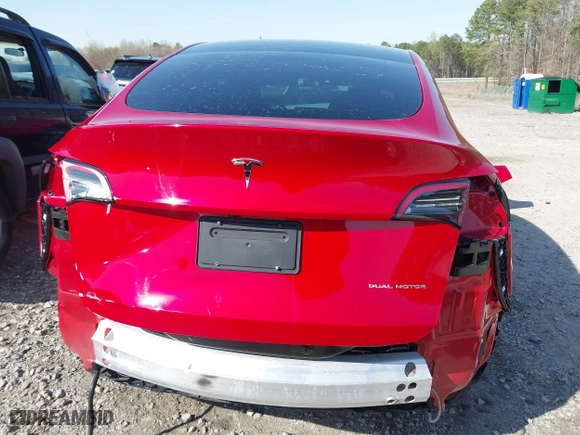 2023 Tesla Model Y Long Range with VIN 7SAYGDEE6PA040783, listed as a IAAI auction lot 41878236 with 32,436 mi miles. Bid and sale history available at carsss.com. Image 17.