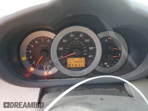 2008 Toyota RAV4 Ltd with VIN JTMZD31V286075105, listed as a Copart auction lot 43287065 with 190,897 mi miles and Salvage Title. Bid and sale history available at carsss.com. Image 9.