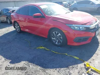 2016 Honda Civic Sedan EX with VIN 2HGFC2F86GH504117, listed as a IAAI auction lot 41935116 with 147,848 mi miles. Bid and sale history available at carsss.com. Image 1.