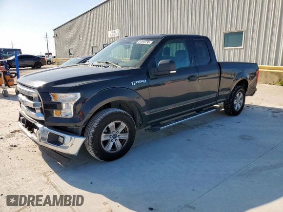 2017 Ford F-150 XL with VIN 1FTEX1C86HKD34624, listed as a Copart auction lot 51810795 with 223,182 mi miles and Salvage Title. Bid and sale history available at carsss.com. Image 1.