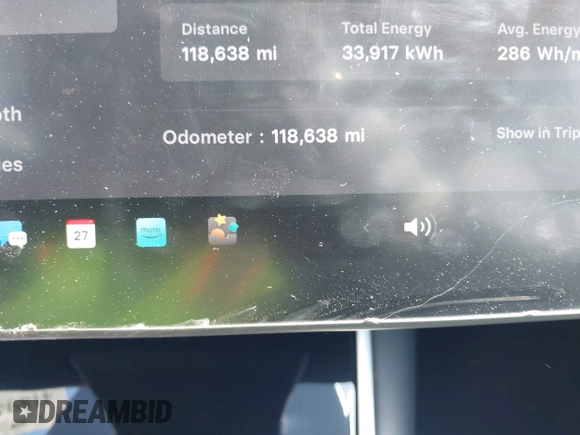 2020 Tesla Model Y Long Range with VIN 5YJYGDEF4LF000494, listed as a IAAI auction lot 41894856 with 118,638 mi miles and . Bid and sale history available at DreamBid. Image 14.