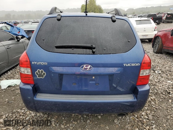 2009 Hyundai Tucson GLS with VIN KM8JM12B89U009365, listed as a Copart auction lot 67215704 with 157,475 mi miles and Salvage Title. Bid and sale history available at carsss.com. Image 6.
