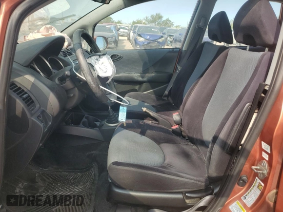 2008 Honda Fit Sport with VIN JHMGD37668S008214, listed as a Copart auction lot 70788574 with 306,614 mi miles and Salvage Title. Bid and sale history available at carsss.com. Image 7.