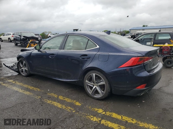 2017 Lexus IS 300 with VIN JTHCM1D26H5025811, listed as a Copart auction lot 56952125 with 49,627 mi miles and Salvage title. Bid and sale history available at DreamBid. Image 2.