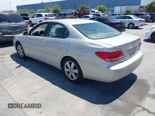 2005 Lexus ES 350 with VIN JTHBA30G555056111, listed as a IAAI auction lot 42662602 with 396,579 mi miles and . Bid and sale history available at DreamBid. Image 3.