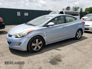 2012 Hyundai Elantra Limited with VIN KMHDH4AE6CU469422, listed as a Copart auction lot 58576755 with 79,958 mi miles and Salvage title. Bid and sale history available at DreamBid. Image 1.