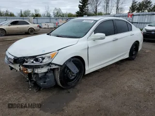 2016 Honda Accord Sport z VIN 1HGCR2F55GA801398, wystawiony jako Copart lot #55008595 z przebiegiem 228 157 mil mil oraz Czysty tytuł • Clean title. Historia ofert i sprzedaży dostępna na DreamBid. Obrazek 1.