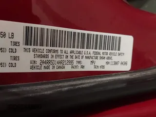 2010 Chrysler Town & Country Touring with VIN 2A4RR5D14AR212995, listed as a IAAI auction lot 41944861 with 264,784 mi miles. Bid and sale history available at carsss.com. Image 9.