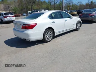 2012 Lexus LS 460 with VIN JTHCL5EF4C5014049, listed as a IAAI auction lot 42107343 with 49,677 mi miles and . Bid and sale history available at DreamBid. Image 4.