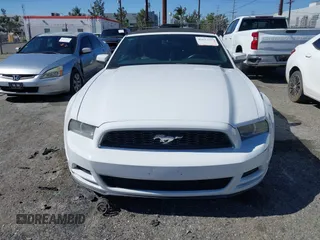 2014 Ford Mustang V6 with VIN 1ZVBP8EM9E5297226, listed as a IAAI auction lot 41627327 with 141,750 mi miles. Bid and sale history available at carsss.com. Image 12.