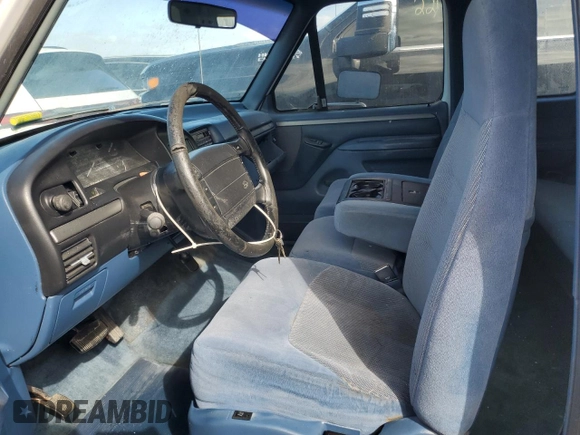 1995 Ford F-150 with VIN 1FTEX15H2SKA69401, listed as a Copart auction lot 76022674 with 0 mi miles and Non Repairable. Bid and sale history available at carsss.com. Image 7.