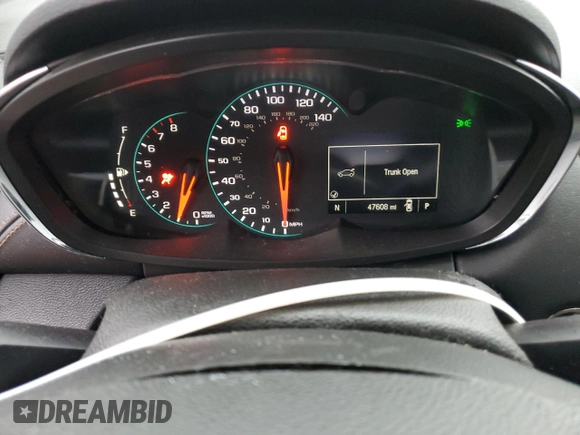 2018 Chevrolet Trax Premier with VIN 3GNCJRSB9JL151881, listed as a Copart auction lot 84056074 with 47,608 mi miles and Salvage Title. Bid and sale history available at carsss.com. Image 9.