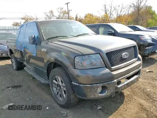 2006 Ford F-150 XLT with VIN 1FTPX14576NA19050, listed as a Copart auction lot 77426344 with 191,587 mi miles and Salvage title. Bid and sale history available at DreamBid. Image 11.