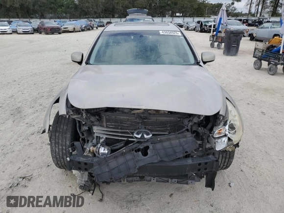 2008 Infiniti G35 Journey with VIN JNKBV61E28M212294, listed as a Copart auction lot 43658925 with 203,294 mi miles and Salvage Title. Bid and sale history available at DreamBid. Image 5.