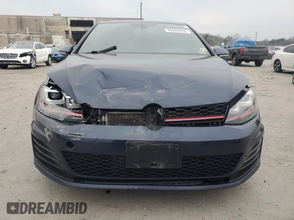 2016 Volkswagen Golf GTI SE with VIN 3VW5T7AU9GM034952, listed as a Copart auction lot 46992825 with 177,095 mi miles and Salvage Title. Bid and sale history available at carsss.com. Image 5.