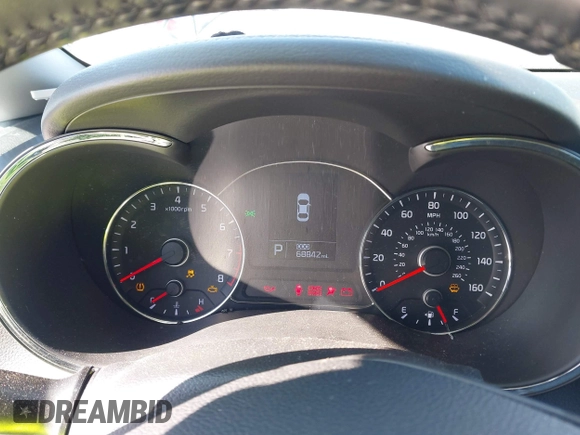 2015 Kia Forte EX with VIN KNAFX4A85F5343087, listed as a IAAI auction lot 41598103 with 68,842 mi miles. Bid and sale history available at carsss.com. Image 7.