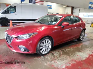 2014 Mazda 3 S Grand Touring z VIN JM1BM1M37E1192140, wystawiony jako Copart lot #49821585 z przebiegiem 96 762 mil mil oraz Szkoda całkowita • Salvage title. Historia ofert i sprzedaży dostępna na DreamBid. Obrazek 1.