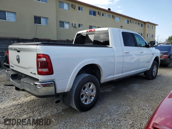 2020 Ram 2500 Laramie with VIN 3C6UR5NL8LG313893, listed as a Copart auction lot 42675764 with 128,135 mi miles and Salvage Title. Bid and sale history available at carsss.com. Image 3.