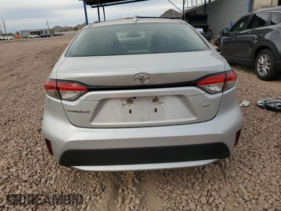 2020 Toyota Corolla LE with VIN 5YFEPRAE7LP018697, listed as a Copart auction lot 48052395 with 144,455 mi miles and Clean Title. Bid and sale history available at carsss.com. Image 6.