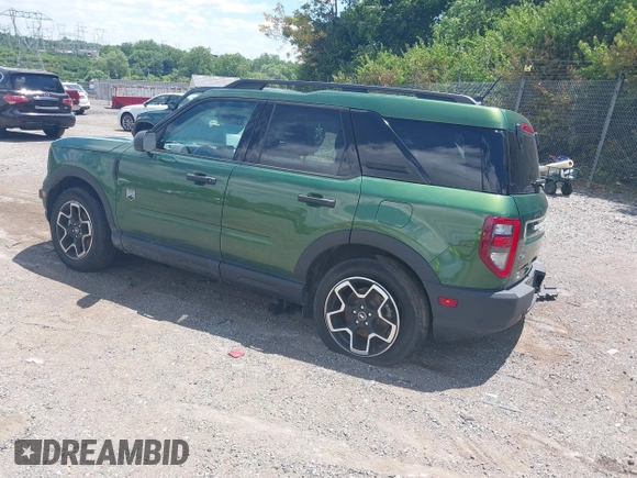 2023 Ford Bronco Sport Big Bend with VIN 3FMCR9B64PRD50620, listed as a IAAI auction lot 39733767 with 14,606 mi miles and . Bid and sale history available at DreamBid. Image 3.