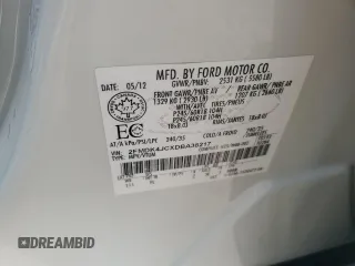 2013 Ford Edge SEL z VIN 2FMDK4JCXDBA38217, wystawiony jako Copart lot #58256755 z przebiegiem 151 551 mil mil oraz Szkoda całkowita • Salvage title. Historia ofert i sprzedaży dostępna na DreamBid. Obrazek 12.