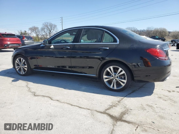 2020 Mercedes-Benz C with VIN WDDWF8DB5LR563862, listed as a Copart auction lot 48948205 with 59,159 mi miles and Clean Title. Bid and sale history available at carsss.com. Image 2.