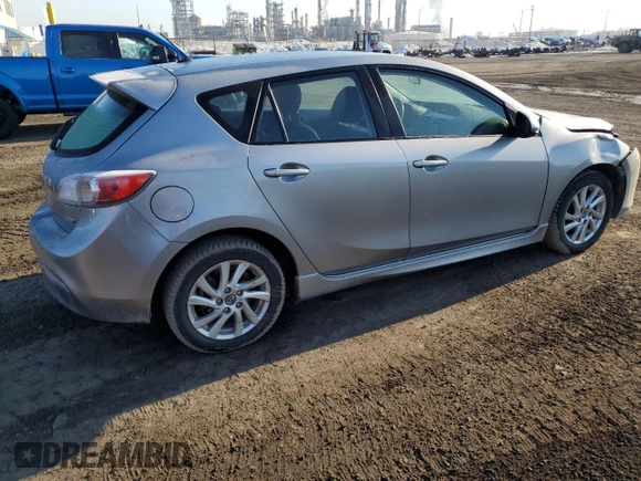 2013 Mazda 3 i Touring with VIN JM1BL1L72D1798516, listed as a Copart auction lot 48403115 with 307,974 mi miles and Salvage Title. Bid and sale history available at DreamBid. Image 3.