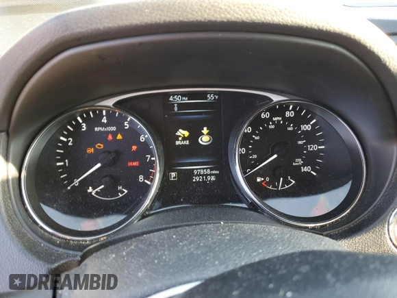 2015 Nissan Rogue SL with VIN 5N1AT2MV9FC902355, listed as a Copart auction lot 47098135 with 97,858 mi miles and Salvage Title. Bid and sale history available at DreamBid. Image 9.