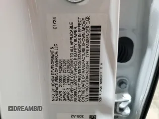 2024 Honda Accord Touring z VIN 1HGCY2F84RA035244, wystawiony jako Copart lot #55990055 z przebiegiem 8 414 mil mil oraz Szkoda całkowita • Salvage title. Historia ofert i sprzedaży dostępna na DreamBid. Obrazek 12.