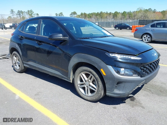 2022 Hyundai Kona Preferred with VIN KM8K22AB5NU769474, listed as a IAAI auction lot 41855479 with 70,449 mi miles. Bid and sale history available at carsss.com. Image 1.
