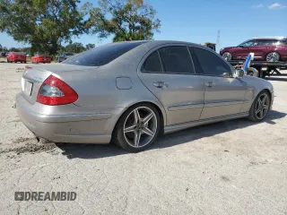 2007 Mercedes-Benz E 63 AMG with VIN WDBUF77X77B038575, listed as a Copart auction lot 76578174 with Not Provided miles and Salvage Title. Bid and sale history available at carsss.com. Image 3.