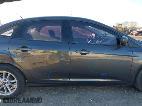 2018 Ford Focus SE with VIN 1FADP3F20JL216525, listed as a IAAI auction lot 41744383 with 92,385 mi miles. Bid and sale history available at carsss.com. Image 13.