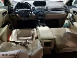 2015 Acura RDX Tech Pkg with VIN 5J8TB4H57FL001945, listed as a Copart auction lot 53980875 with 0 mi miles and Salvage Title. Bid and sale history available at carsss.com. Image 8.