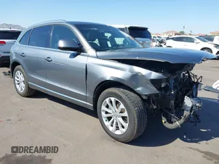 2015 Audi Q5 Premium Plus with VIN WA1LFAFP8FA129901, listed as a IAAI auction lot 41998617 with 109,008 mi miles and . Bid and sale history available at DreamBid. Image 1.