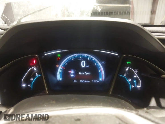 2018 Honda Civic Sedan EX with VIN 19XFC2F72JE208939, listed as a IAAI auction lot 41613130 with 94,510 mi miles. Bid and sale history available at carsss.com. Image 7.