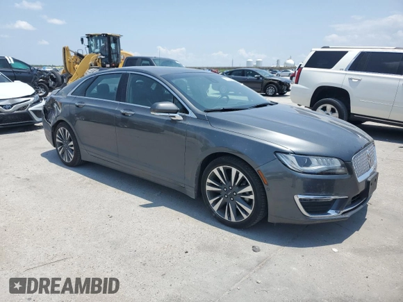2019 Lincoln MKZ Reserve II with VIN 3LN6L5E93KR617686, listed as a Copart auction lot 59382415 with 53,562 mi miles and Salvage title. Bid and sale history available at DreamBid. Image 4.