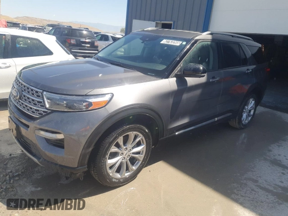 2023 Ford Explorer Limited with VIN 1FMSK8FH6PGA07885, listed as a Copart auction lot 62763265 with 36,315 mi miles and Clean title. Bid and sale history available at DreamBid. Image 1.