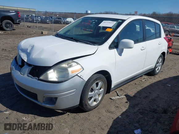 2008 Nissan Versa 1.8 S with VIN 3N1BC13E08L358648, listed as a IAAI auction lot 41773227 with 149,887 mi miles. Bid and sale history available at carsss.com. Image 19.