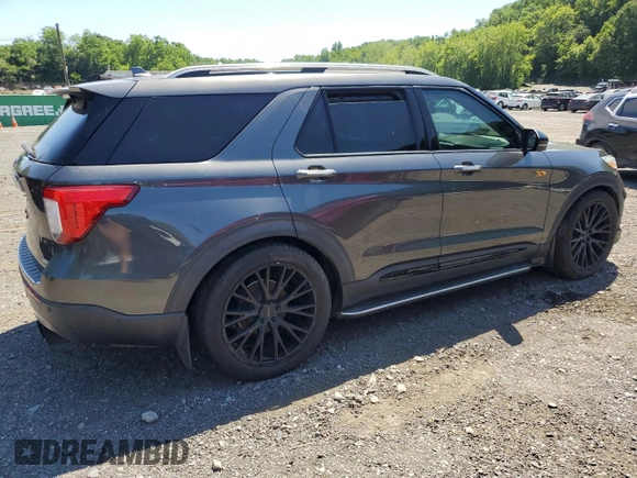 2020 Ford Explorer Platinum with VIN 1FM5K8HC5LGA34794, listed as a Copart auction lot 62531805 with Not provided miles and Salvage title. Bid and sale history available at DreamBid. Image 3.