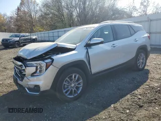 2022 GMC Terrain SLT with VIN 3GKALPEV3NL167640, listed as a Copart auction lot 79081684 with 1,212 mi miles and Salvage Title. Bid and sale history available at carsss.com. Image 1.