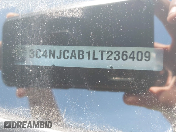 2020 Jeep Compass Sport с VIN 3C4NJCAB1LT236409, выставлен на аукционе IAAI как лот 41696554 с пробегом 125 930 миль миль и . История ставок и продаж доступна на DreamBid. Изображение 9.