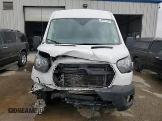 2024 Ford Transit Cargo with VIN 1FTBR1C80RKA15590, listed as a Copart auction lot 47407495 with 28,463 mi miles and Salvage Title. Bid and sale history available at DreamBid. Image 5.