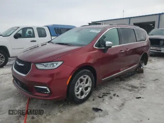 2023 Chrysler Pacifica Limited with VIN 2C4RC3GG5PR600273, listed as a Copart auction lot 46516335 with 34,057 mi miles and Non repairable. Bid and sale history available at DreamBid. Image 1.