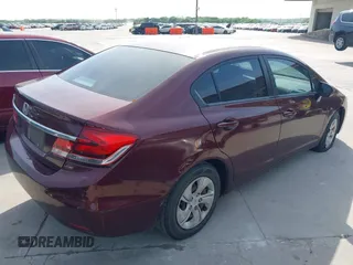 2014 Honda Civic LX with VIN 19XFB2F54EE050014, listed as a IAAI auction lot 42025589 with 245,299 mi miles and . Bid and sale history available at DreamBid. Image 4.