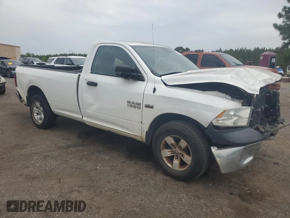 2016 Ram 1500 Tradesman with VIN 3C6JR7DT9GG262927, listed as a Copart auction lot 54697925 with 144,509 mi miles and Salvage title. Bid and sale history available at DreamBid. Image 4.