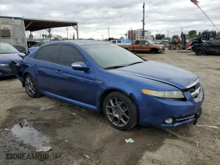 2007 Acura TL Type-S with VIN 19UUA76597A021476, listed as a Copart auction lot 48670765 with 0 mi miles and Salvage Title. Bid and sale history available at carsss.com. Image 4.