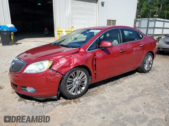 2013 Buick Verano Group with VIN 1G4PS5SKXD4144881, listed as a Copart auction lot 55065545 with 105,346 mi miles and Salvage title. Bid and sale history available at DreamBid. Image 1.
