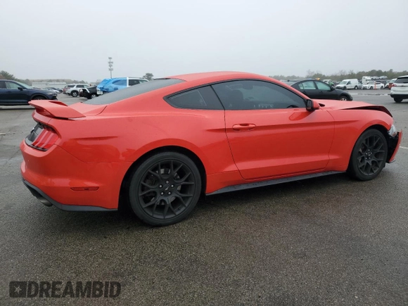 2018 Ford Mustang EcoBoost z VIN 1FA6P8TH7J5160800, wystawiony jako Copart lot #84104374 z przebiegiem 41 983 mil mil oraz Nie do naprawy • Non repairable. Historia ofert i sprzedaży dostępna na DreamBid. Obrazek 3.