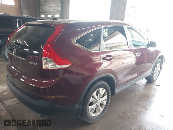 2014 Honda CR-V EX-L with VIN 5J6RM4H75EL103256, listed as a IAAI auction lot 42135385 with 104,465 mi miles. Bid and sale history available at carsss.com. Image 4.